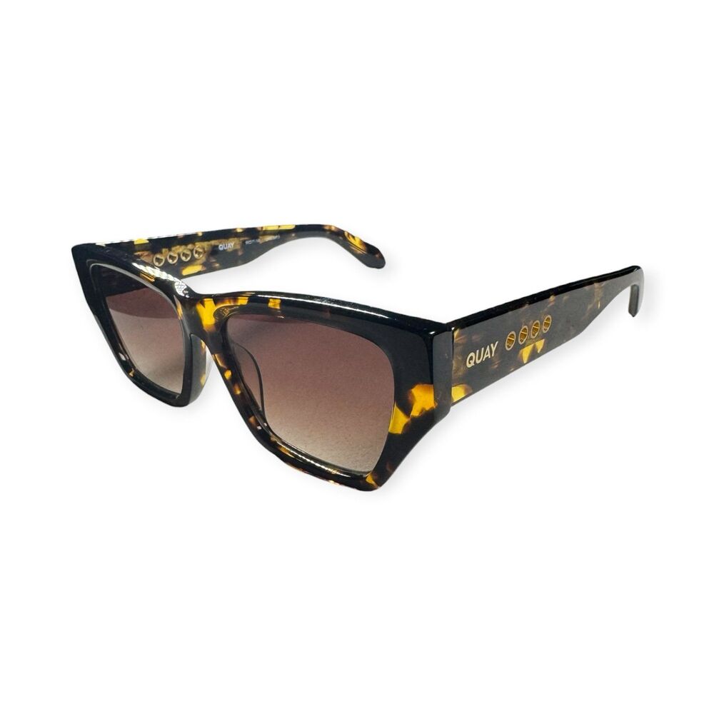Quay No Apologies Sunglasses Brown Tortoise Shell Frames Brown Lenses